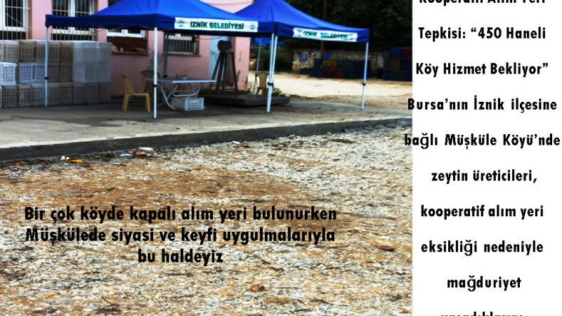 Müşküle Köyü’nde Kooperatif Alım Yeri Tepkisi: “450 Haneli Köy Hizmet Bekliyor”