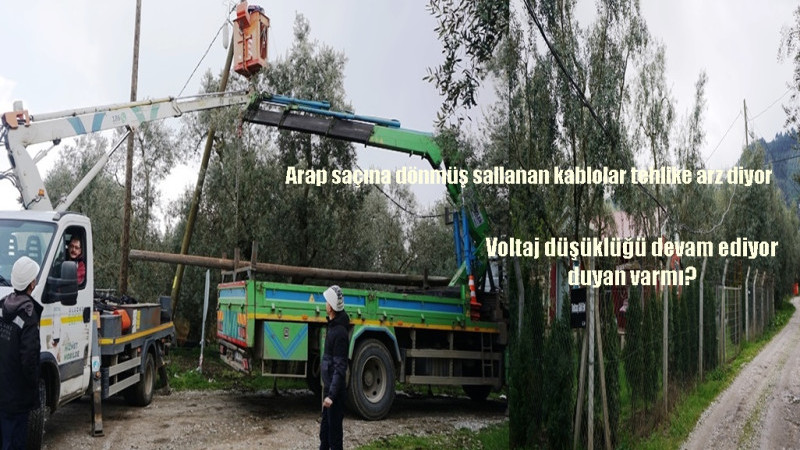UEDAŞTAN DİREK DİKECEK FİRMA BEKLİYORUZ