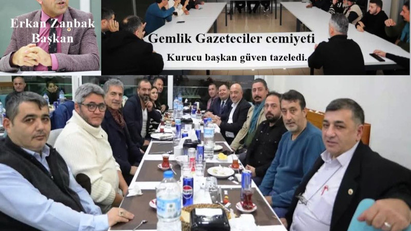 GEMLİK GAZETECİLER CEMİYETİ'NDE KONGRE HEYECANI
