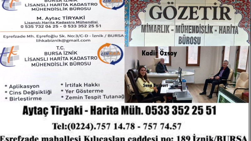 Gözetir mimar ve harita Mühendislik, çini Ltd. Şti hizmet ağını genişletti.