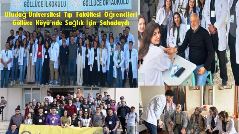 DOKTORLARIMIZ GÖLLÜCE KÖYÜ’NDE SAĞLIK İÇİN SAHADAYDI