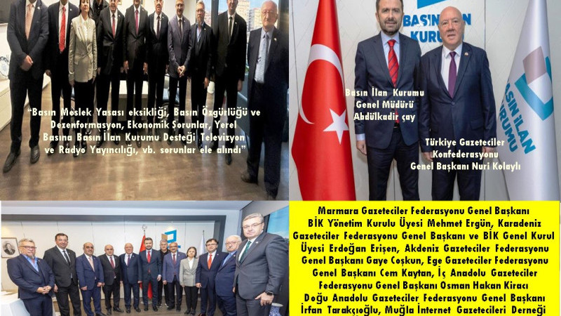 “BASININ SORUNLARINI ELBİRLİĞİ İLE ÇÖZECEĞİZ”